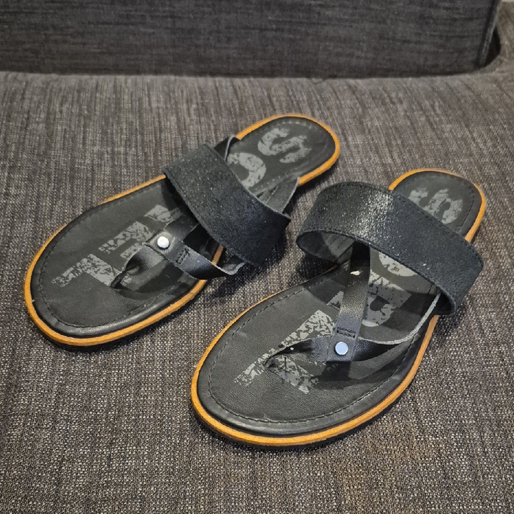 Sorel Black Sandals Size 7.5